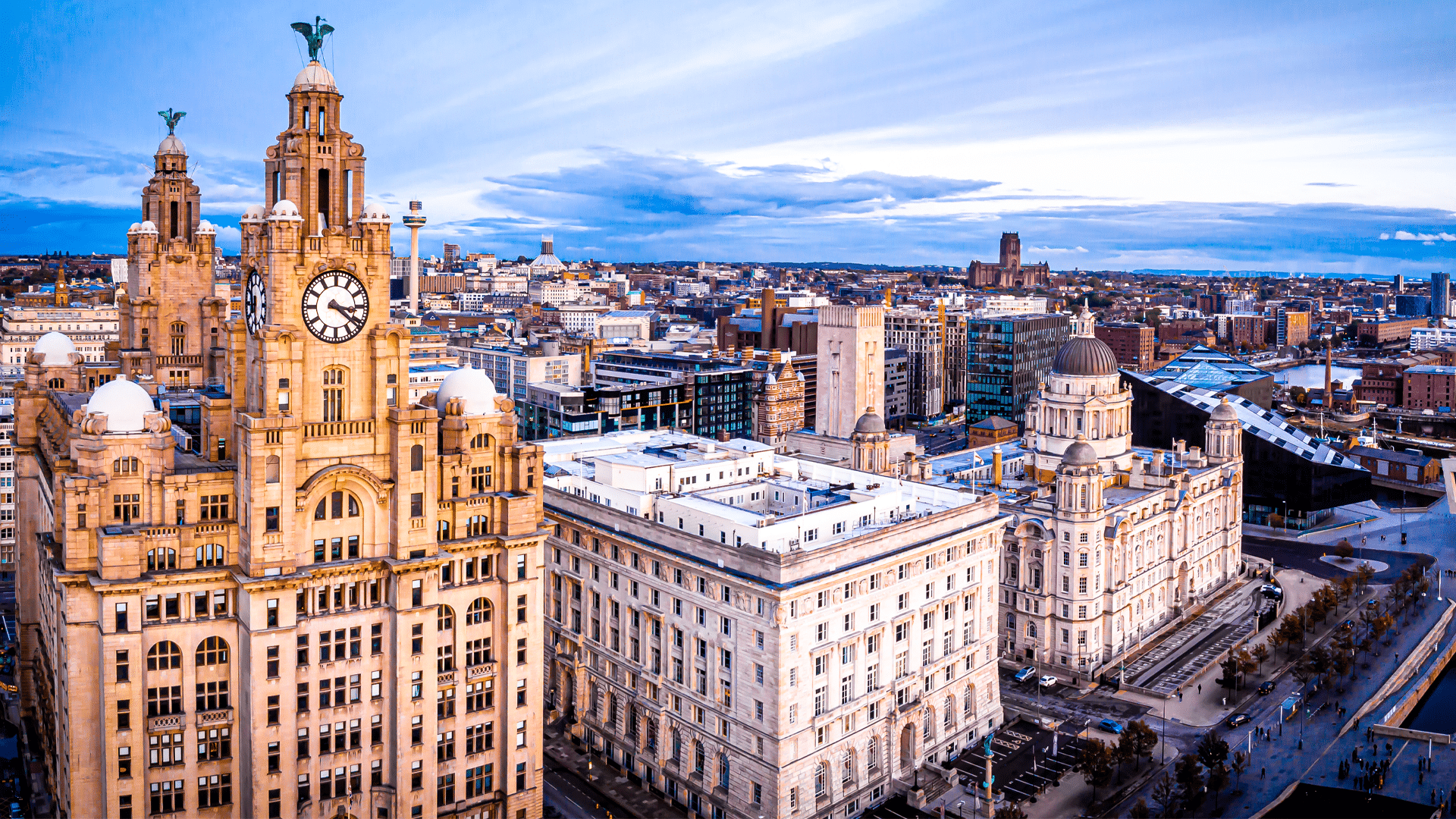 Skyline View of Liverpool